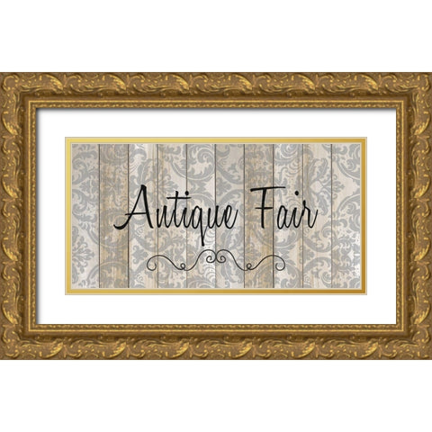 Antique Fair Gold Ornate Wood Framed Art Print with Double Matting by Allen, Kimberly