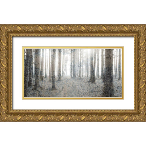 Forest Dream Gold Ornate Wood Framed Art Print with Double Matting by Kimberly, Allen