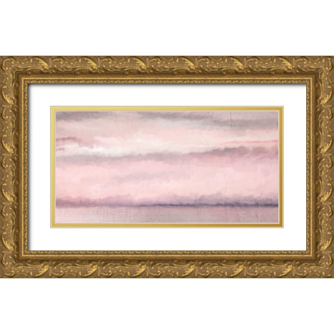 Blush Sky Gold Ornate Wood Framed Art Print with Double Matting by Kimberly, Allen