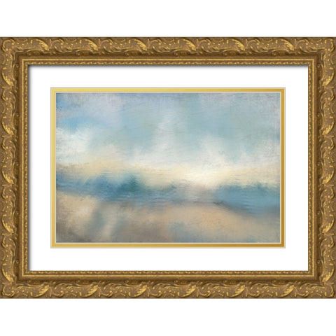 Blue Skies Gold Ornate Wood Framed Art Print with Double Matting by Kimberly, Allen