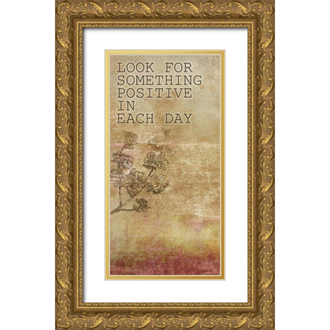 What Makes You 5 Gold Ornate Wood Framed Art Print with Double Matting by Kimberly, Allen