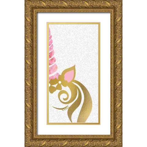 Believe 6 Gold Ornate Wood Framed Art Print with Double Matting by Kimberly, Allen