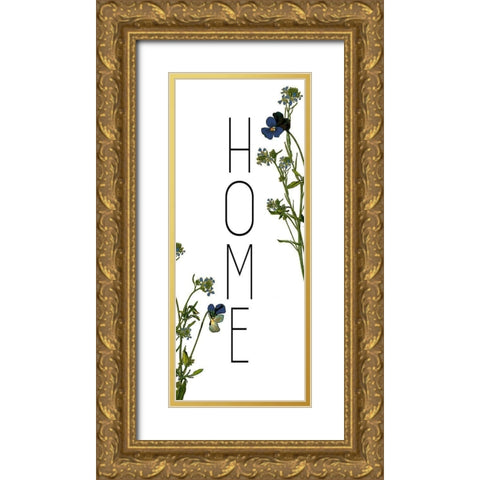 Family 2 Gold Ornate Wood Framed Art Print with Double Matting by Kimberly, Allen