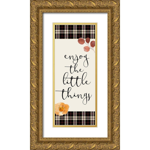 Colors of Fall 12 Gold Ornate Wood Framed Art Print with Double Matting by Kimberly, Allen