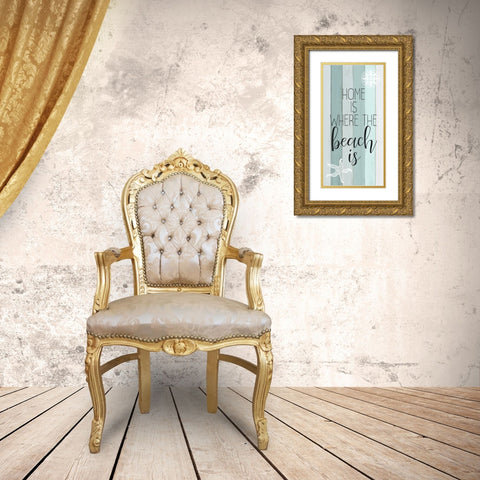 Live in the Sun 3 Gold Ornate Wood Framed Art Print with Double Matting by Kimberly, Allen