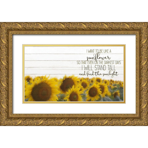 Stand Tall Gold Ornate Wood Framed Art Print with Double Matting by Kimberly, Allen