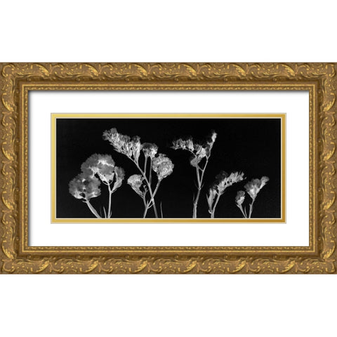Wild Blooms Gold Ornate Wood Framed Art Print with Double Matting by Kimberly, Allen