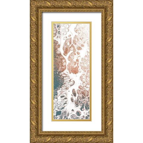 Bubble 3 Gold Ornate Wood Framed Art Print with Double Matting by Kimberly, Allen