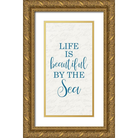 Lucky Enough 1 Gold Ornate Wood Framed Art Print with Double Matting by Kimberly, Allen