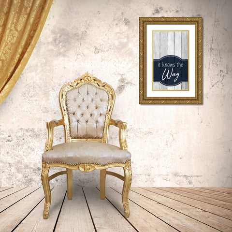 Your Soul 2 Gold Ornate Wood Framed Art Print with Double Matting by Kimberly, Allen