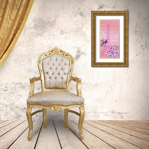 A Good Idea 1 Gold Ornate Wood Framed Art Print with Double Matting by Allen, Kimberly