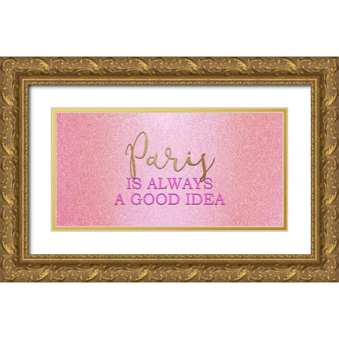 A Good Idea 2 Gold Ornate Wood Framed Art Print with Double Matting by Allen, Kimberly