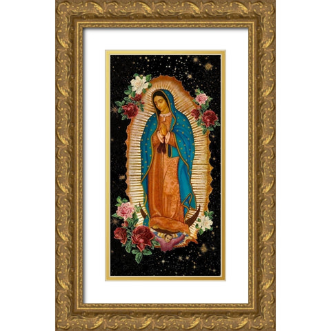 Saint 1 Gold Ornate Wood Framed Art Print with Double Matting by Allen, Kimberly