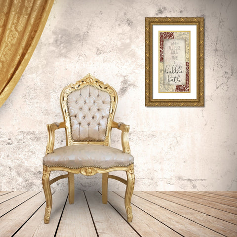 All Else 1 Gold Ornate Wood Framed Art Print with Double Matting by Allen, Kimberly