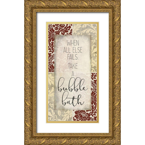 All Else 1 Gold Ornate Wood Framed Art Print with Double Matting by Allen, Kimberly