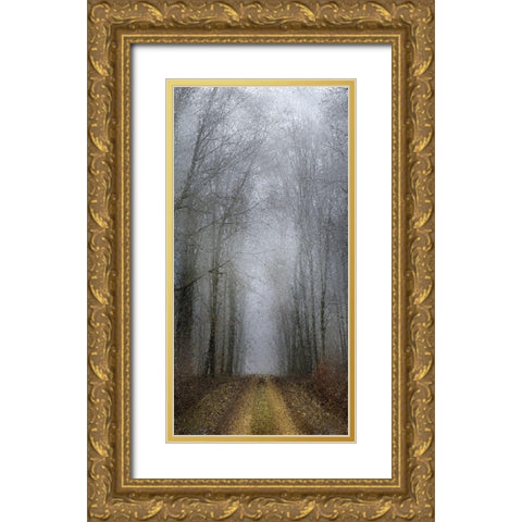 Road of Mysteries 1 Gold Ornate Wood Framed Art Print with Double Matting by Allen, Kimberly