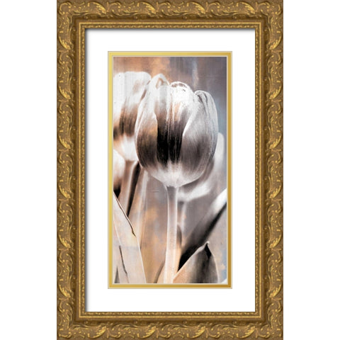 Tulip 1 Gold Ornate Wood Framed Art Print with Double Matting by Allen, Kimberly