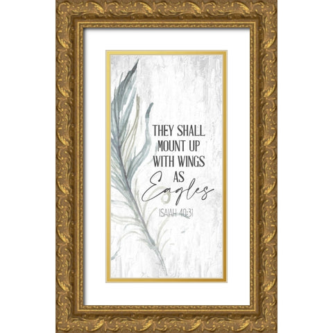 They Shall Gold Ornate Wood Framed Art Print with Double Matting by Allen, Kimberly