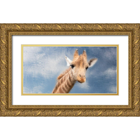 High View Gold Ornate Wood Framed Art Print with Double Matting by Allen, Kimberly