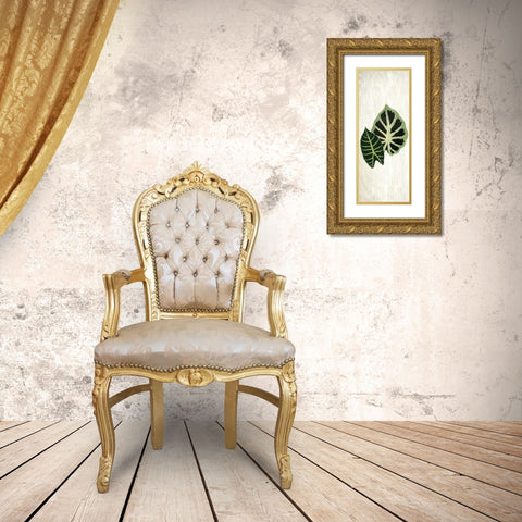 Botanical Greens 2 Gold Ornate Wood Framed Art Print with Double Matting by Allen, Kimberly
