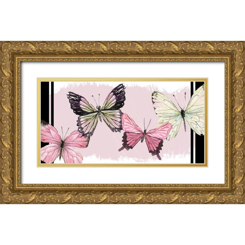 Brave Wings 3 Gold Ornate Wood Framed Art Print with Double Matting by Allen, Kimberly