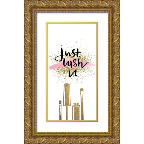 But First 2 Gold Ornate Wood Framed Art Print with Double Matting by Allen, Kimberly