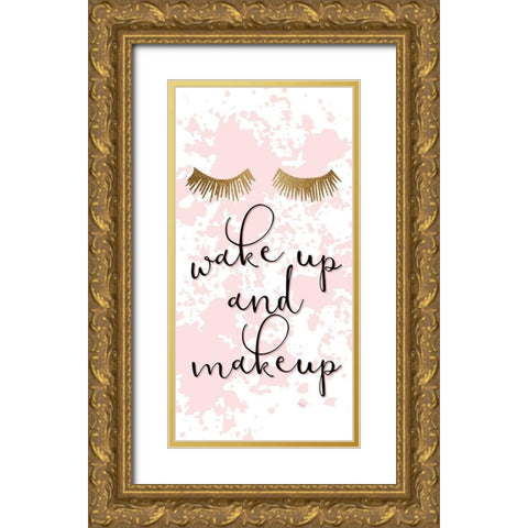 Make UP Gold Ornate Wood Framed Art Print with Double Matting by Allen, Kimberly