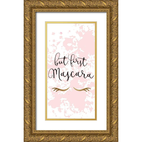 Mascara Gold Ornate Wood Framed Art Print with Double Matting by Allen, Kimberly