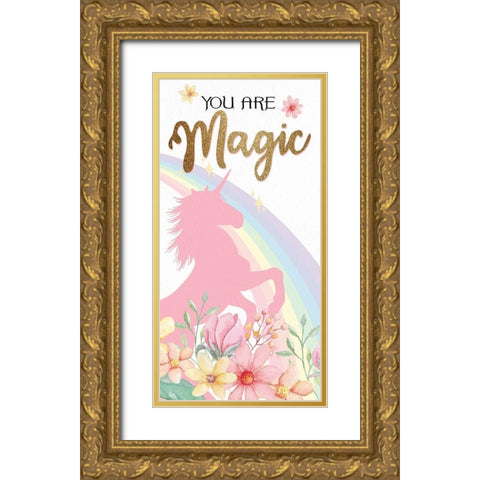 You are Magic 1 Gold Ornate Wood Framed Art Print with Double Matting by Allen, Kimberly