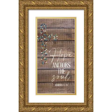 Have Faith 4 Gold Ornate Wood Framed Art Print with Double Matting by Allen, Kimberly