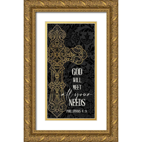 Dont Take 1 Gold Ornate Wood Framed Art Print with Double Matting by Allen, Kimberly