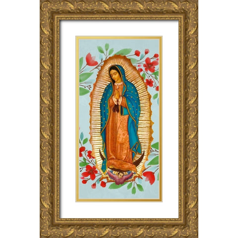 In Love 1 Gold Ornate Wood Framed Art Print with Double Matting by Allen, Kimberly