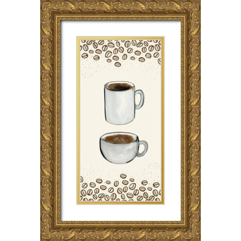 Rise 1 Gold Ornate Wood Framed Art Print with Double Matting by Allen, Kimberly