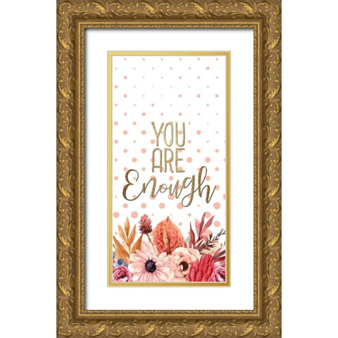 Girl Boss Fall 1 Gold Ornate Wood Framed Art Print with Double Matting by Allen, Kimberly