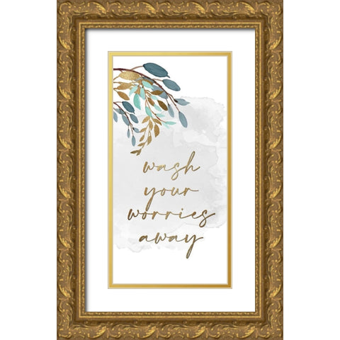 Candles and Music 1 Gold Ornate Wood Framed Art Print with Double Matting by Allen, Kimberly