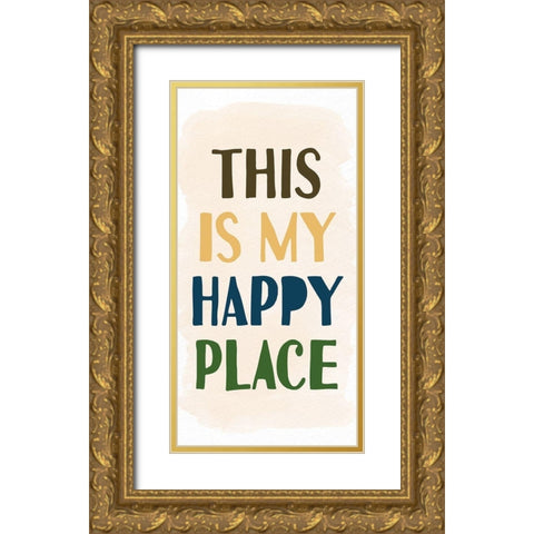 Grow 2 Gold Ornate Wood Framed Art Print with Double Matting by Allen, Kimberly