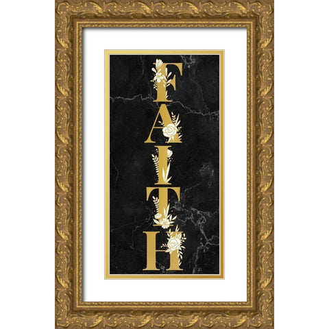 Faithfulness 1 Gold Ornate Wood Framed Art Print with Double Matting by Allen, Kimberly