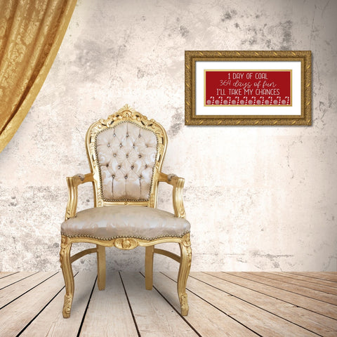 One Day Gold Ornate Wood Framed Art Print with Double Matting by Allen, Kimberly