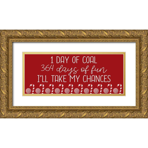 One Day Gold Ornate Wood Framed Art Print with Double Matting by Allen, Kimberly