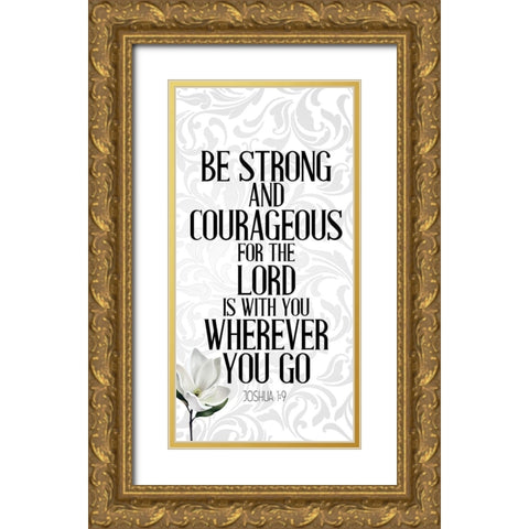 In Love 1 Gold Ornate Wood Framed Art Print with Double Matting by Allen, Kimberly