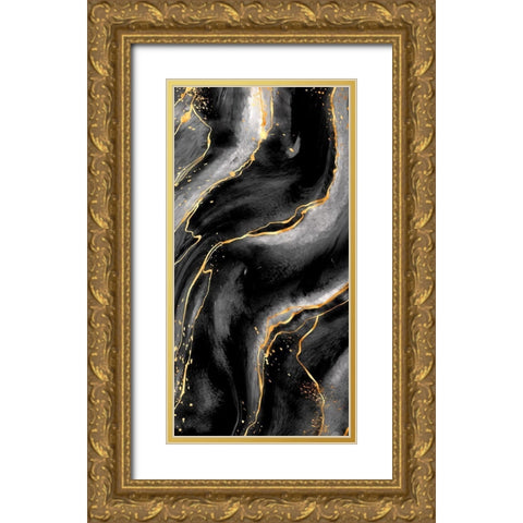 Just a Girl 1 Gold Ornate Wood Framed Art Print with Double Matting by Allen, Kimberly