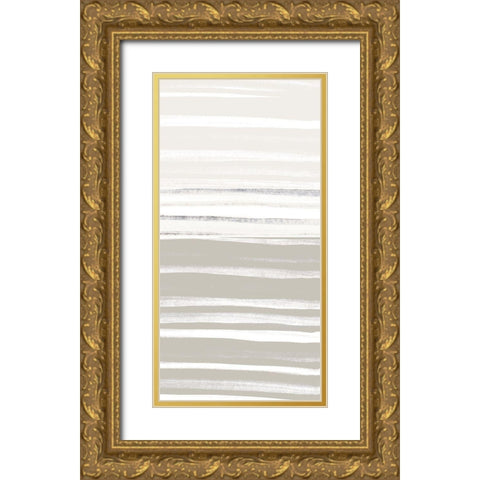 Panel Layered 2 Gold Ornate Wood Framed Art Print with Double Matting by Allen, Kimberly