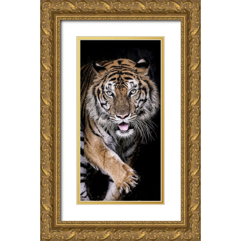 With You Gold Ornate Wood Framed Art Print with Double Matting by Allen, Kimberly