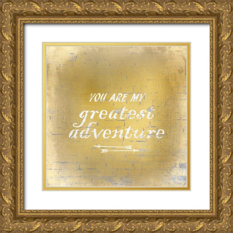 You Are My Gold Ornate Wood Framed Art Print with Double Matting by Allen, Kimberly