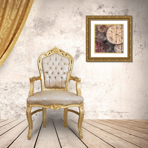 In Time 2 Gold Ornate Wood Framed Art Print with Double Matting by Allen, Kimberly