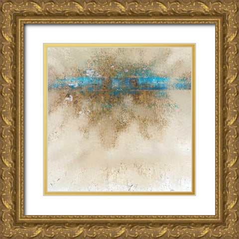 Burst 2 Gold Ornate Wood Framed Art Print with Double Matting by Allen, Kimberly