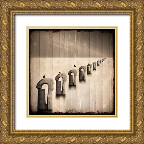 Sea of Fog Gold Ornate Wood Framed Art Print with Double Matting by Allen, Kimberly
