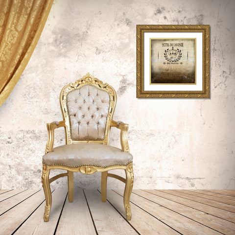 Hotel De Lavenir Gold Ornate Wood Framed Art Print with Double Matting by Allen, Kimberly