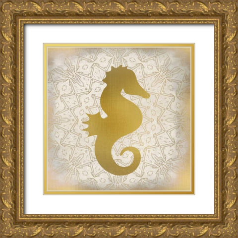 Ocean Dream in Gold 2 Gold Ornate Wood Framed Art Print with Double Matting by Allen, Kimberly