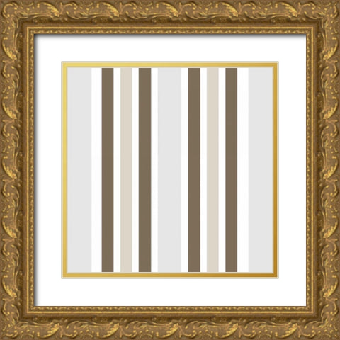 Live Love Travel Pattern Gold Ornate Wood Framed Art Print with Double Matting by Allen, Kimberly